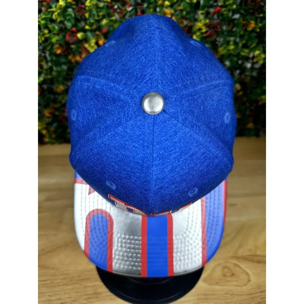 New York Giants NFL Draft 2017 New Era 9Fifty Snapback Hat NY‎ Blue Red Silver